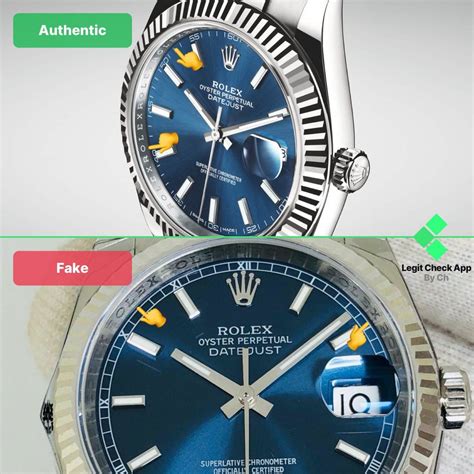 rolex oyster perpetual date fake vs real|More.